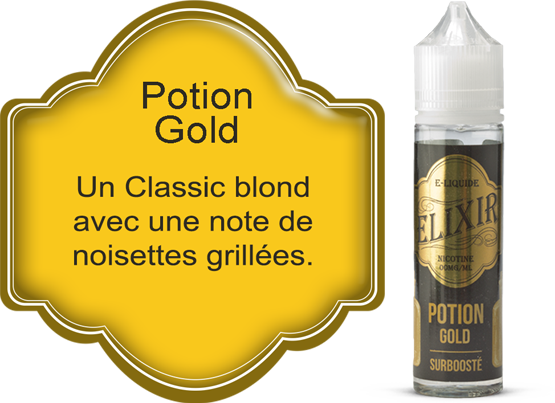 E-liquide Elixir Potion Gold